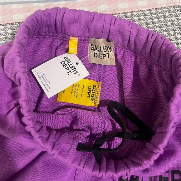 Gallery Dept Purple Unisex Flared Track Pants - Picture 5 of 6